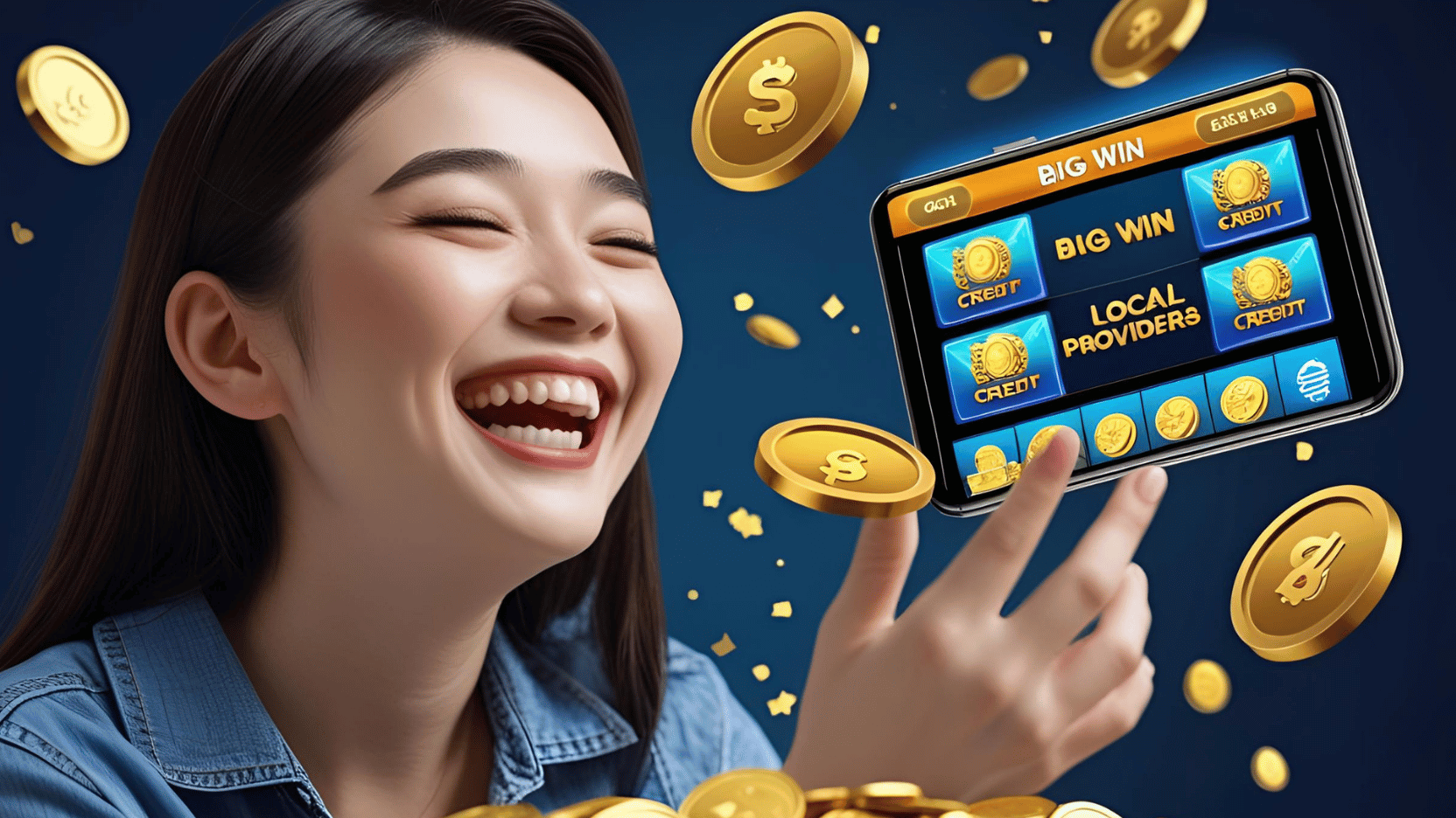 wanita menang besar di slot online pakai pulsa